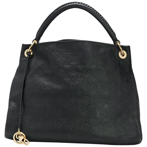 black louis vuitton artsy|louis vuitton black embossed bag.